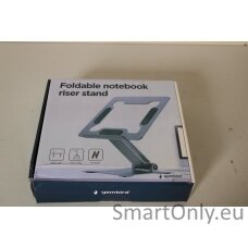 SALE OUT. Gembird NBS-D1-03 foldable notebook riser stand, silver, DAMAGED PACKAGING | Gembird DAMAGED PACKAGING