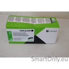 SALE OUT. Lexmark 50F2U0E Cartridge, Black/დაზიანებულია შეფუთვა, DAMAGED PACKAGING | Lexmark 50F2U0E | 502UE Ultra High Yield Corporate Cartridge (20k) | Cartridge | Black | DAMAGED PACKAGING