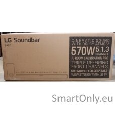 SALE OUT. LG Soundbar S90TY | LG Soundbar with Dolby Atmos and 5.1.3 channels | S90TY | DAMAGED PACKAGING, DENT ON SIDE | Bluetooth