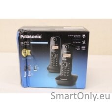 SALE OUT. Panasonic KX-TG1612FXH Cordless phones, Black | Panasonic | Cordless | KX-TG1612FXH | Built-in display | Caller ID | Black | Conference call | Phonebook capacity 50 entries | Wireless connection