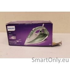 SALE OUT. Philips DST7012/70 HV Steam Iron, Desert Green/Gray | Philips | DST7012/70 HV | Steam Iron | 2600 W | Water tank capacity 300 ml | Continuous steam 45 g/min | Steam boost performance 220 g/min | Desert Green/Gray | DAMAGED PACKAGING, SCRATCHES O