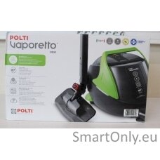 SALE OUT. | Polti | Steam cleaner | PTEU0280 Vaporetto Pro 95_Turbo Flexi | Power 1100 W | Steam pressure 5 bar | Water tank capacity 1.3 L | Black/Green | DAMAGED PACKAGING,SCRATCHED  FLEXIBLE HOSE WITH REMOTE CONTROL ON SIDE , SCRATCHED PARQUET BRUSH ON