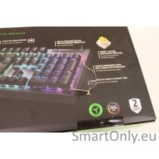 SALE OUT. Razer BlackWidow V4 X Mechanical Gaming Keyboard, Yellow Switch, US Layout, Wired, Black | Razer | Mechanical Gaming Keyboard | BlackWidow V4 X | Mechanical Gaming Keyboard | Wired | US | DAMAGED PACKAGING | Black | Yellow Mechanical Switches (L