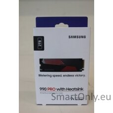 SALE OUT. Samsung 990 PRO with Heatsink NVMe M.2 SSD 2TB | Samsung | DAMAGED PACKAGING