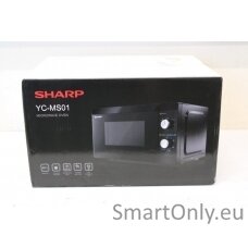 SALE OUT. Sharp YC-MS01E-B Microwave oven, 20 L capacity, 800 W, Black | Sharp | YC-MS01E-B | Microwave Oven | Free standing | 20 L | 800 W | Black | DAMAGED PACKAGING, DENT ON SIDE | Sharp | Microwave Oven | YC-MS01E-B | Free standing | 20 L | 800 W | Bl