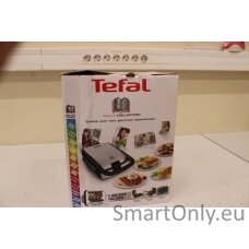 SALE OUT. TEFAL Sandwich Maker SW854D 700 W Number of plates 4 Number of pastry 2 Black/Stainless steel DAMAGED PACKAGING