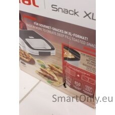 SALE OUT. Tefal SW701110 Snack XL Wafle maker, White/Grey | TEFAL | Wafle Maker Snack XL | SW701110 | 850 W | Number of pastry 2 | Belgium | White/Grey | DAMAGED PACKAGING