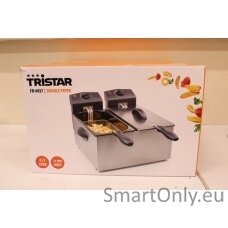 SALE OUT. Tristar FR-6937 Double Fryer, Stainless Steel | Tristar | Double Fryer | FR-6937 | Power 2 x 1800 W | Capacity 6 L | DAMAGED PACKAGING