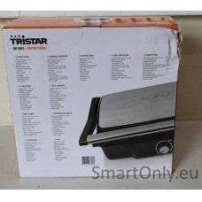 SALE OUT. Tristar GR-2853 Contact Grill, Aluminum,  DAMAGED PACKAGING, SCRATCHED FAT COLLECTING TRAY ON SIDE | Grill | GR-2853 | Contact grill | 2000 W | Aluminum | DAMAGED PACKAGING, SCRATCHED FAT COLLECTING TRAY  ON SIDE
