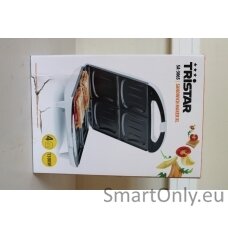 sale-out-tristar-sa-3065-sandwich-maker-4-plates-non-stick-coating-anti-slip-feet-white-tristar-damaged-packaging