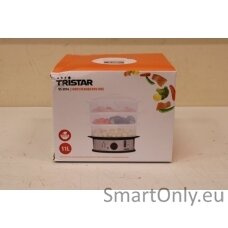 SALE OUT. Tristar VS-3914 Food Steamer BPA free, Stainless Steel | Tristar | Food Steamer | VS-3914 | Silver | 1200 W | Capacity 11 L | DAMAGED PACKAGING | Number of baskets 3