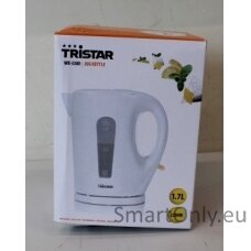 SALE OUT. Tristar WK-3380 Jug kettle, White,DAMAGED PACKAGING | Tristar | Jug Kettle | WK-3380 | Electric | 2200 W | 1.7 L | Plastic | 360° rotational base | White | DAMAGED PACKAGING