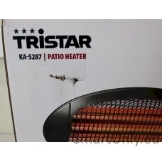 SALE OUT.Tristar KA-5287 Patio Heater, Black Tristar Heater KA-5287 Tristar Patio heater 2000 W Number of power levels 3 Suitable for rooms up to 20 m² Black DAMAGED PACKAGING, SCRATCHES RIGHT ON THE SIDE IPX4 | Tristar | Heater | KA-5287 | Patio heater |