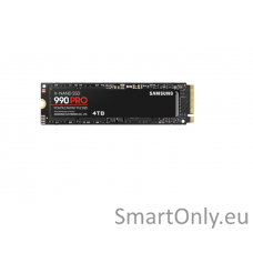 Samsung | 990 PRO | 4000 GB | SSD form factor M.2 2280 | Solid-state drive interface NVMe | Read speed 7450 MB/s | Write speed 6900 MB/s