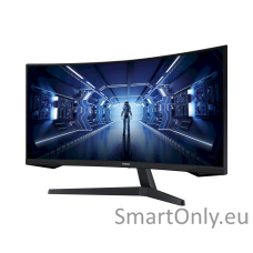 Samsung Curved Monitor  LC34G55TWWPXEN 34 ", VA, UWQHD, 3440 x 1440, 21:9, 1 ms, 250 cd/m², Black, 165 Hz, HDMI ports quantity 1