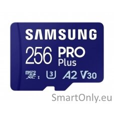 Samsung | microSD Card | Pro Plus | 256 GB | MicroSDXC | Flash memory class 10