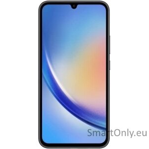 Samsung Galaxy  A34 (A346B) Graphite, 6.6 ", Super AMOLED, 1080 x 2340 pixels, Mediatek MT6877V, Dimensity 1080 (6 nm), Internal RAM 6 GB, 128 GB, microSDXC, Dual SIM, Nano-SIM, 5G, 4G, Main camera 48 + 8 + 5 MP, Secondary camera 13 MP, Android, 12, 5000  8