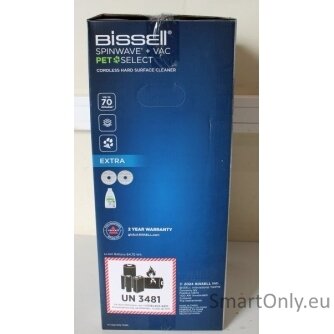 SALE OUT. Bissell SpinWave®+ Vac PET Select, Cordless Hard Surface Cleaner, Handstick,  DAMAGED PACKAGING, UNPACKED, USED, SCRATCHED | Hard Surface Cleaner | SpinWave®+ Vac PET Select | Cordless operating | Handstick | Washing function | 25.9 V | Operatin 1