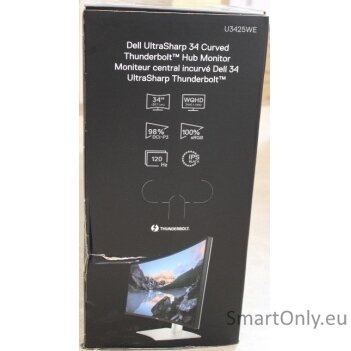 SALE OUT. Dell LCD U3425WE 34" IPS WQHD/3440×1440/DP,HDMI,USB-C,USB, RJ45/Silver Dell 34 " IPS 3440 x 1440 pixels 21:9 5 ms 300 cd/m² DAMAGED PACKAGING, SCRATCH ON BOTTOM OF FRAME | Dell | 34 " | IPS | 21:9 | 120 Hz | 5 ms | 3440 x 1440 pixels | 300 cd/m² 3