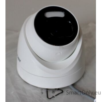 SALE OUT. Hikvision Dome Camera DS-2CE72HFT-F F2.8 Turbo HD 5MP/2.8mm/White light up to 20m/3D DNR/4in1/IP67/White, DAMAGED PACKAGING, SCRATCHES ON SIDE | Hikvision | Dome Camera | DS-2CE72HFT-F | 23 month(s) | Dome | 5 MP | 2.8mm | IP67 | White DAMAGED P 2