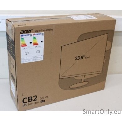 SALE OUT. Acer CB2 Series ZeroFrame CB242YEBMIPRX 23.8", LCD IPS,1920x1080/16:9/1ms/250/1m:1/1xHDMI/1xVGA/1xDP/Audio In/Out/Black | Acer | CB242Y E | 24 " | IPS | FHD | 16:9 | 100 Hz | 1 ms | 1920 x 1080 pixels | 250 cd/m² | HDMI ports quantity 1 | Black