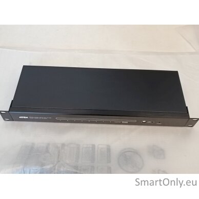 SALE OUT. Aten VS1808T 8-Port HDMI Cat 5 Splitter Aten Warranty 3 month(s), USED, REFURBISHED, WITOUT ORIGINAL PACKAGING, ONLY POWER ADAPTER INCLUDED