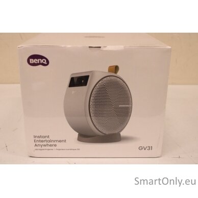 SALE OUT. BenQ GV31 Full HD Projector 1920x1080 300 Lm/ 16:9, White | Benq | DAMAGED PACKAGING 2