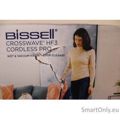 SALE OUT. Bissell CrossWave HF3 Cordless Pro Vacuum Cleaner, Handstick, Cordless Bissell Vacuum Cleaner CrossWave HF3 Cordless Pro Cordless operating Handstick Washing function - W 22.2 V Operating time (max) 25 min Black/White Warranty 24 month(s) DAMAGE 2