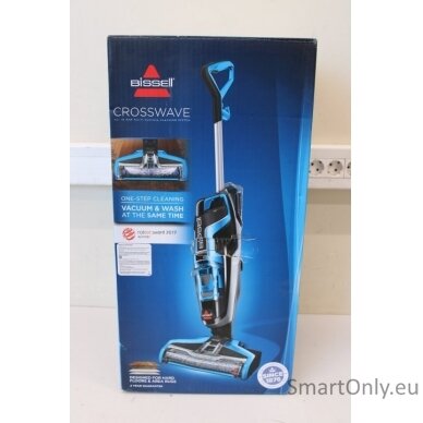 SALE OUT. Bissell CrossWave MultiFunctional Cleaner, Blue/Silver | Bissell | MultiFunctional Cleaner | CrossWave | Corded operating | Handstick | Washing function | 560 W | - V | Blue/Titanium | Warranty 24 month(s) | DAMAGED PACKAGING,USED, DIRTY, SCRATC