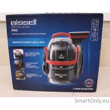 SALE OUT.  | Bissell | Spot Cleaner | SpotClean Pro | Corded operating | Handheld | Washing function | 750 W | - V | Red/Titanium | Warranty 24 month(s) | DAMAGED PACKAGING