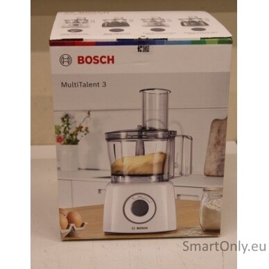 SALE OUT. Bosch MCM3110W Food processor, 800W, Bowl capacity: 2.3L, 2 speed settings, White/Grey | Bosch | Kitchen machine Multi Talent 3 | MCM3110W | 800 W | Number of speeds 2 | Bowl capacity 2,3 L | White | DAMAGED PACKAGING 2