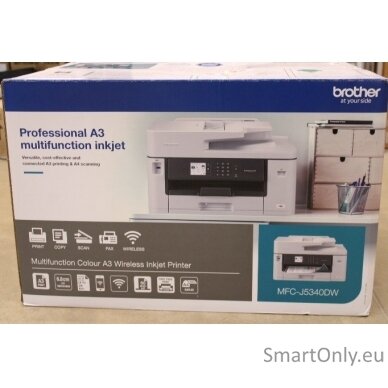 SALE OUT. Brother MFC-J5340DW 4in1 colour inkjet printer | Brother MFC-J5340DW | Inkjet | Colour | 4-in-1 | A3 | Wi-Fi | DAMAGED PACKAGING