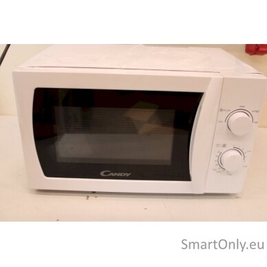 SALE OUT. Candy Microwave Oven CMW20SMW Free standing White DAMAGED PACKAGING,PAINT CRACK 700 W 3