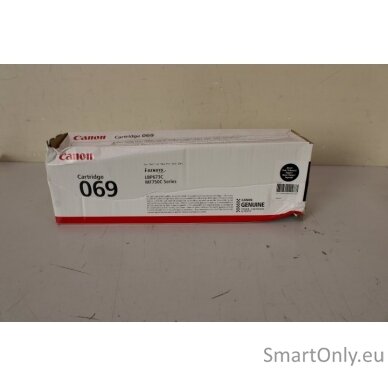 SALE OUT. CANON CRG 069 BK, DAMAGED PACKAGING | Canon Cartridge | 069 | Toner Cartridge | Black | DAMAGED PACKAGING