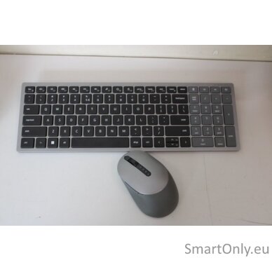 SALE OUT.  | Dell | Keyboard and Mouse | KM7120W | Wireless | 2.4 GHz, Bluetooth 5.0 | Batteries included | US | REFURBISHED | Bluetooth | Titan Gray | Numeric keypad | Wireless connection 2