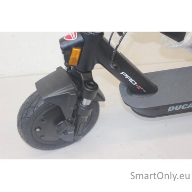 SALE OUT. Ducati Electric Scooter PRO-II EVO, Black Ducati branded Electric Scooter PRO-II EVO, 350 W, 10 ", 6-25 km/h, DAMAGED PACKAGING, 23 month(s), Black 1