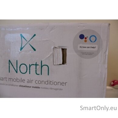 SALE OUT. Duux North Smart Mobile Airconditioner 18.000 BTU, White | Smart Mobile Air Conditioner | North | Number of speeds 3 | White | DAMAGED PACKAGING DAMAGED ITEM ,BROKEN  CORPUS 6