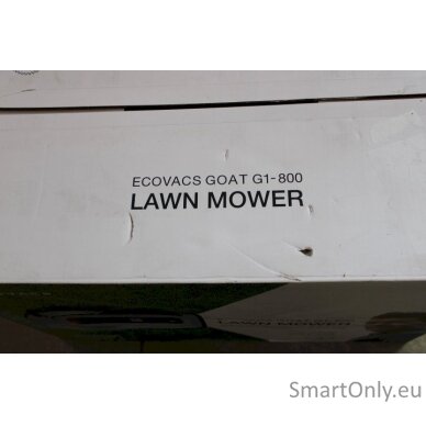 SALE OUT. Ecovacs GOAT G1-800 Lawn Mower, Robot, Up to 800 m², Wire-Free Boundary, Cutting width 220 mm, Adjustable cutting height, Grey USED AS DEMO, SCRATCHED, DIRTY | Lawn Mower | GOAT G1-800 | Mowing Area 800 m² | WiFi APP Yes | Maximum Incline 45 % | 2