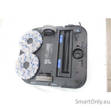 SALE OUT.   | Ecovacs | Robotic Vacuum Cleaner | DEEBOT X2 OMNI | Wet&Dry | Operating time (max) 186 min | Lithium Ion | 6400 mAh | Dust capacity 0.42 L | 8000 Pa | Black | WITHOUT ORIGINAL PACKAGING, USED, DIRTY, SCRATCHES, MISSING MANUAL 3