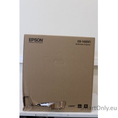 SALE OUT. Epson EB-1485Fi 3LCD Full HD/1920x1080/16:9/5000Lm/2500000:1/White Epson DAMAGED PACKAGING