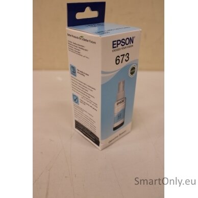 SALE OUT. Epson T6735 ink bottle, Light Cyan | Epson T6735 Ink bottle 70ml | Ink Cartridge | Light Cyan | DAMAGED PACKAGING