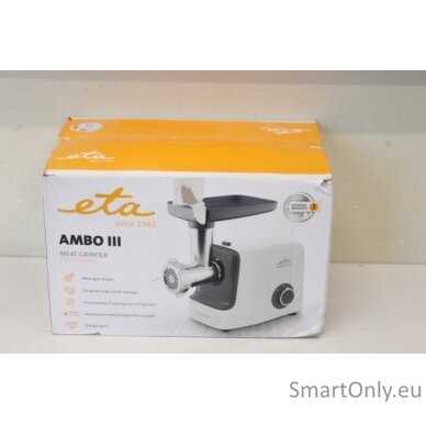 SALE OUT. ETA ETA507590000 Meat mincer, Power 2200 W, White 1