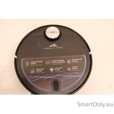 SALE OUT. ETA ETA724390000 Robotic vacuum cleaner ETA Aquilo PRO, Cordless, Operating time 180 min, Volume of dust bag or container 2,5 L, B | ETA Robotic Vacuum Cleaner | ETA724390000 Aquilo PRO | Wet&Dry | Operating time (max) 180 min | Li-ion | 5200 mA 2