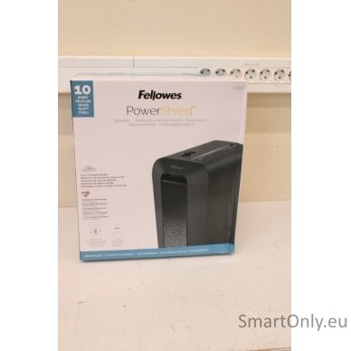 SALE OUT.  Fellowes Cross-Cut LX65 Black Paper shredding Credit cards shredding DAMAGED PACKAGING Traditional