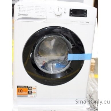 SALE OUT. INDESIT MTWSE 61294 WK EE | Washing machine  DAMAGED PACKAGING, SMALL SCRATCHED ON SIDE | INDESIT MTWSE 61294 WK EE | Washing machine | Energy efficiency class C | Front loading | Washing capacity 6 kg | 1151 RPM | Depth 42.5 cm | Width 59.5 cm  1