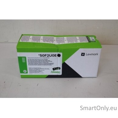 SALE OUT. Lexmark 50F2U0E Cartridge, Black/დაზიანებულია შეფუთვა, DAMAGED PACKAGING | Lexmark 50F2U0E | 502UE Ultra High Yield Corporate Cartridge (20k) | Cartridge | Black | DAMAGED PACKAGING 2