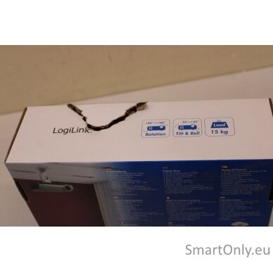 SALE OUT. Logilink BP0003 Projector mount, ceiling, universal, 220 mm, white | Logilink | DAMAGED PACKAGING 1