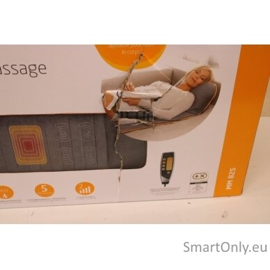 SALE OUT.  Medisana Vibration Massage Mat MM 825 Number of massage zones 4 Number of power levels 2 Heat function Grey DAMAGED PACKAGING 2