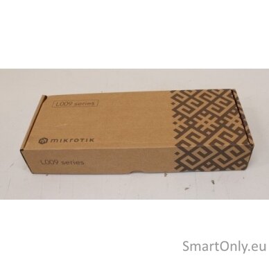 SALE OUT. MikroTik Router L009UiGS-RM, DAMAGED  PACKAGING, UNPACKED, USED | Router | L009UiGS-RM | No Wi-Fi | 10/100/1000 Mbit/s | Ethernet LAN (RJ-45) ports 8 | Mesh Support No | MU-MiMO No | No mobile broadband | 1x USB 3.0 type A | 12 month(s) | DAMAGE