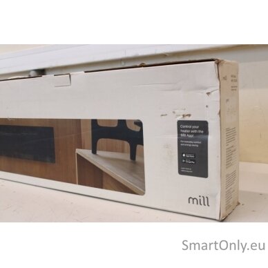 SALE OUT. Mill GL1000LWIFI3B WiFi Gen3 Panel Heater, Glass Front, Aluminium, Power 1000 W, Room size 12-16 m2, Black | Mill | Heater | GL1000LWIFI3B WiFi Gen3 | Panel Heater | 1000 W | Suitable for rooms up to 12-16 m² | Black | DAMAGE PACKAGING, CORNER S 4